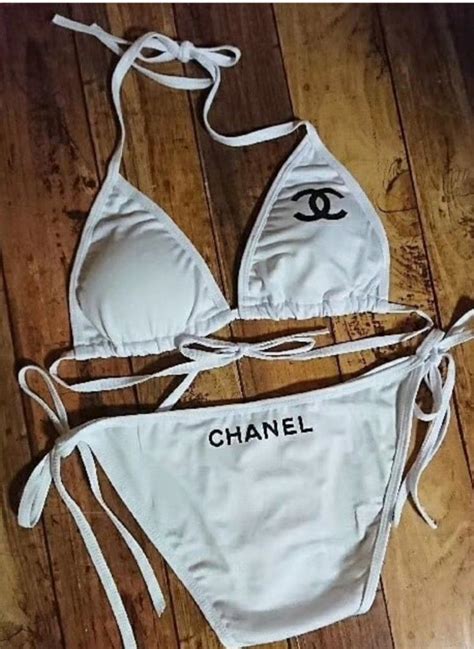 chanel bikini set|chanel bathing suits.